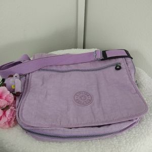 COPY - Kipling lilac  Messenger bag expandable laptop